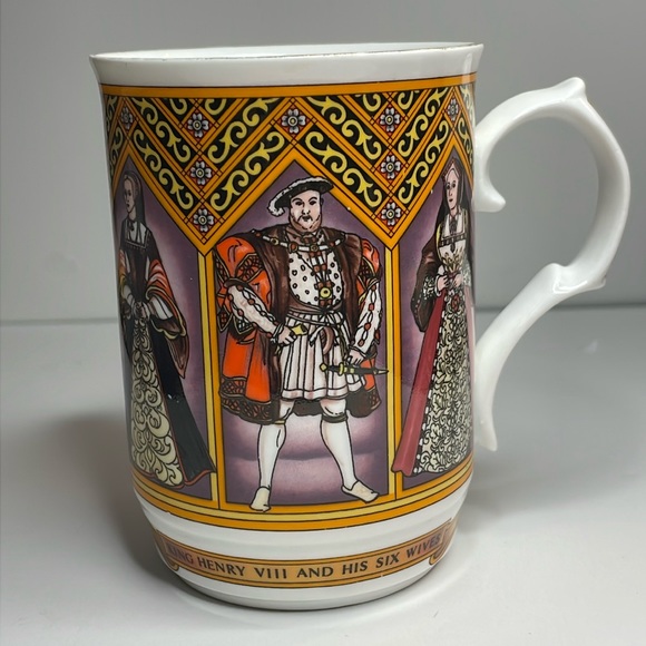 Sadler Other - Sadler’s King Henry VIII (8th) and his Six (6) Wives Tea Cup